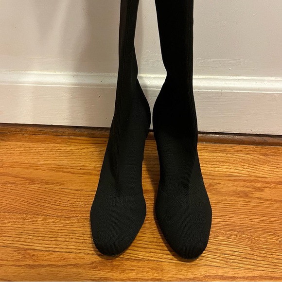 Charles by Charles David Stretch Heeled Boots Elastic Size 8 - Picture 6 of 9